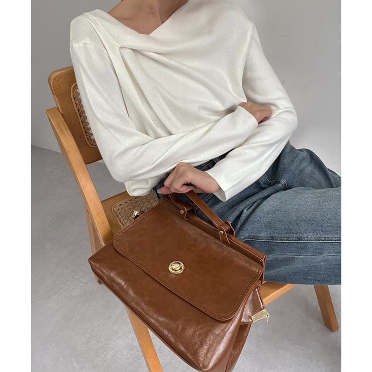 レトロ ショルダーバッグ レディース韓国 | SUNSHINE CLOSET | 詳細画像16 