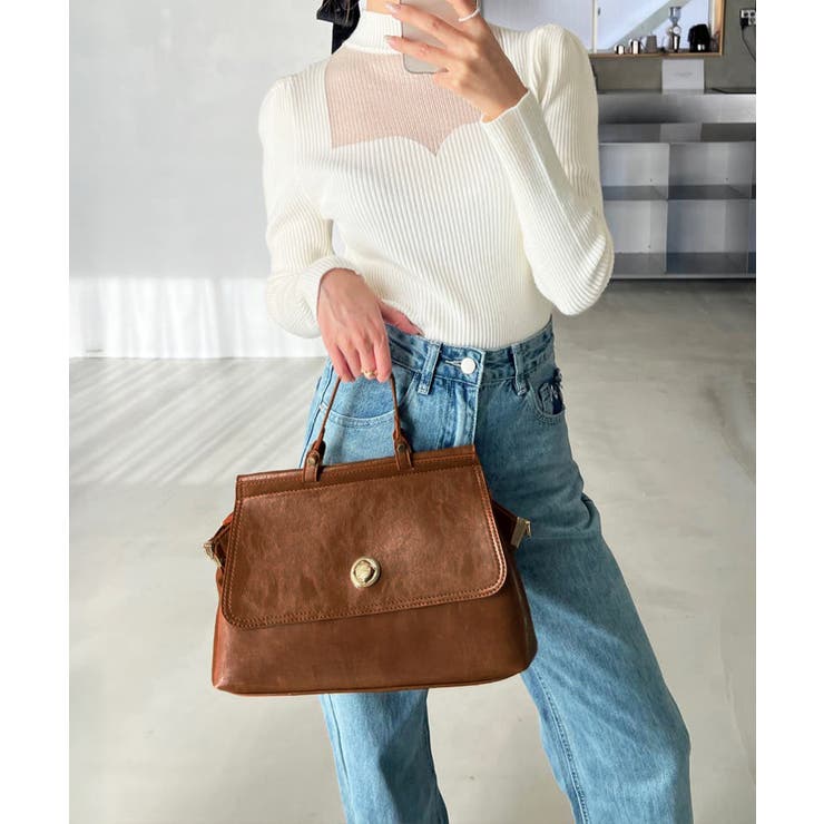 レトロ ショルダーバッグ レディース韓国 | SUNSHINE CLOSET | 詳細画像17 