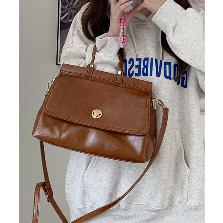 レトロ ショルダーバッグ レディース韓国 | SUNSHINE CLOSET | 詳細画像5 