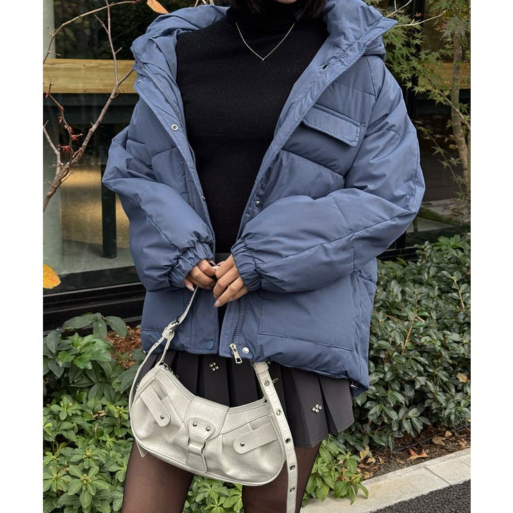 フード中綿コートフェイクダウンジャケット | SUNSHINE CLOSET | 詳細画像18 