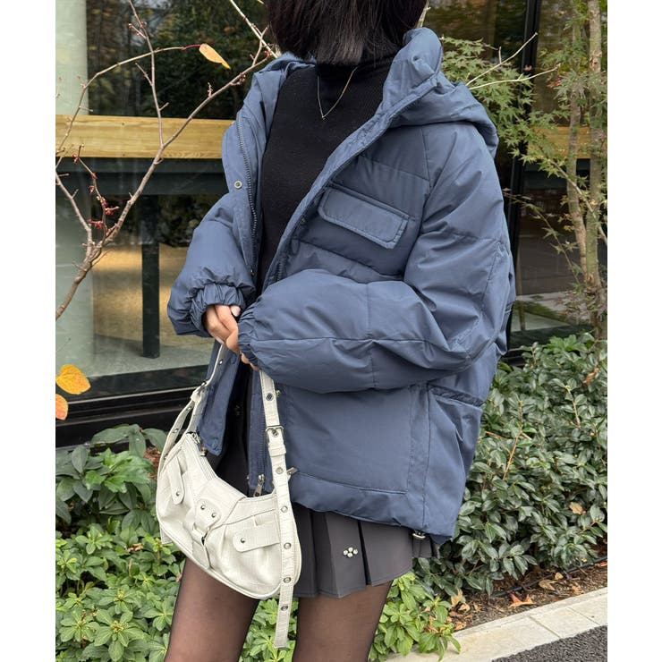 フード中綿コートフェイクダウンジャケット | SUNSHINE CLOSET | 詳細画像19 