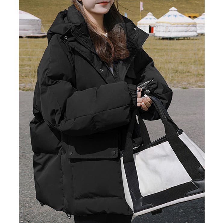 フード中綿コートフェイクダウンジャケット | SUNSHINE CLOSET | 詳細画像2 