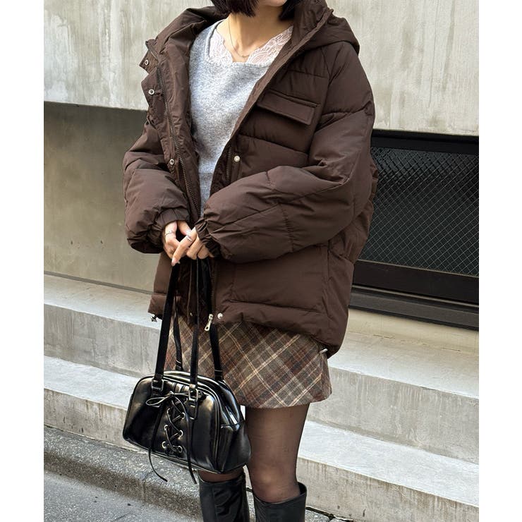 フード中綿コートフェイクダウンジャケット | SUNSHINE CLOSET | 詳細画像21 