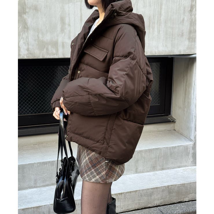 フード中綿コートフェイクダウンジャケット | SUNSHINE CLOSET | 詳細画像22 