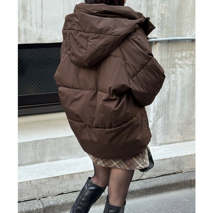 フード中綿コートフェイクダウンジャケット | SUNSHINE CLOSET | 詳細画像24 