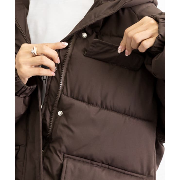 フード中綿コートフェイクダウンジャケット | SUNSHINE CLOSET | 詳細画像35 