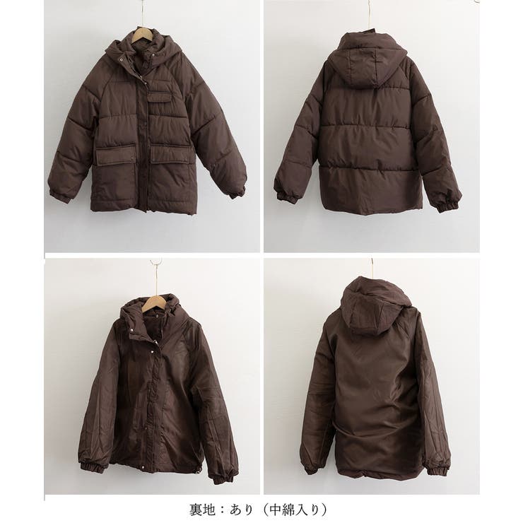 フード中綿コートフェイクダウンジャケット | SUNSHINE CLOSET | 詳細画像36 