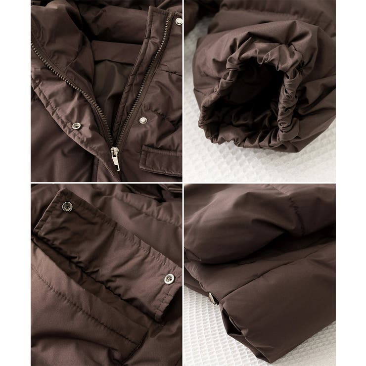 フード中綿コートフェイクダウンジャケット | SUNSHINE CLOSET | 詳細画像37 