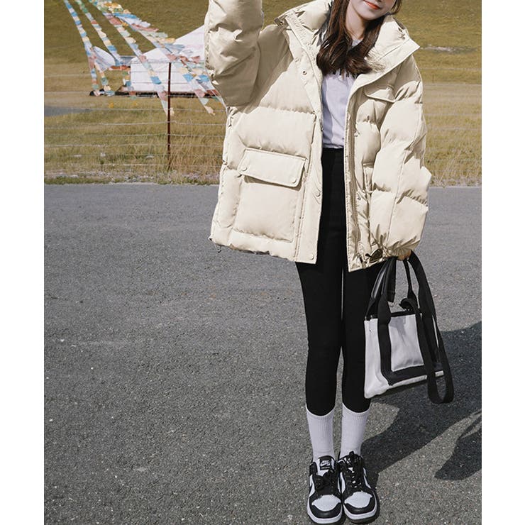 フード中綿コートフェイクダウンジャケット | SUNSHINE CLOSET | 詳細画像5 