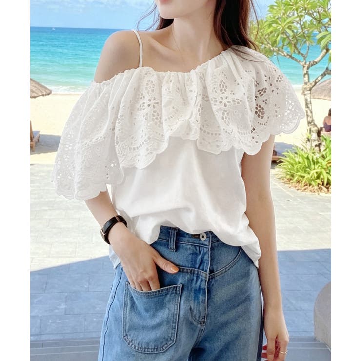 大人可愛いカットソーマルチway 肩見せ あざといトップス | SUNSHINE CLOSET | 詳細画像1 