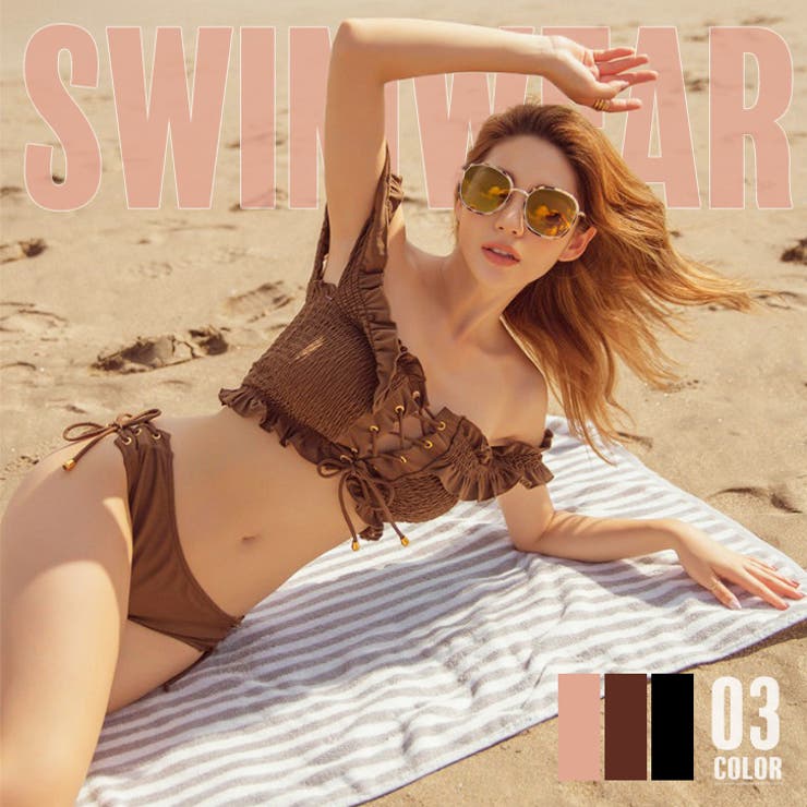 ★韓国人気★AGNEL★Juliet Monokini ☆韓国の人気☆【AGNEL】☆White Swan Bikini Br.a☆ブラ