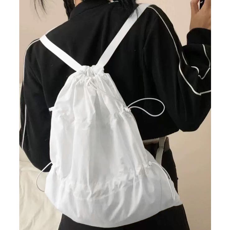 ドローストリングバッグ 大容量リュックサック スポーツミックスバックパック | SUNSHINE CLOSET | 詳細画像25 