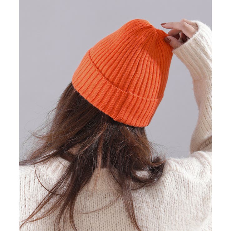 リブニット帽秋冬 シンプルニットビーニー | SUNSHINE CLOSET | 詳細画像13 