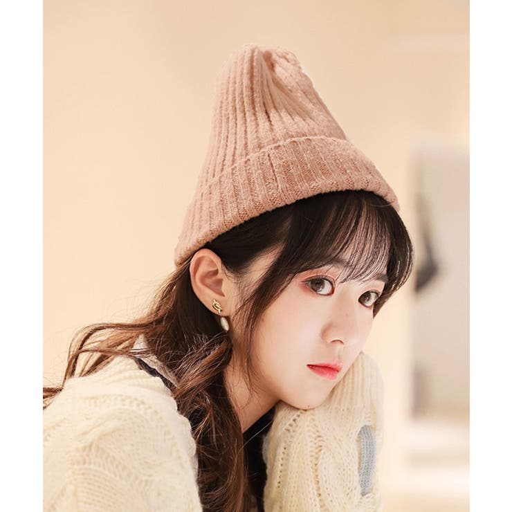 リブニット帽秋冬 シンプルニットビーニー | SUNSHINE CLOSET | 詳細画像17 