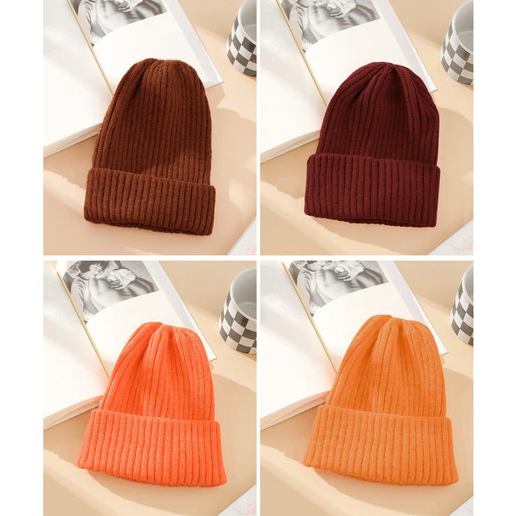 リブニット帽秋冬 シンプルニットビーニー | SUNSHINE CLOSET | 詳細画像23 