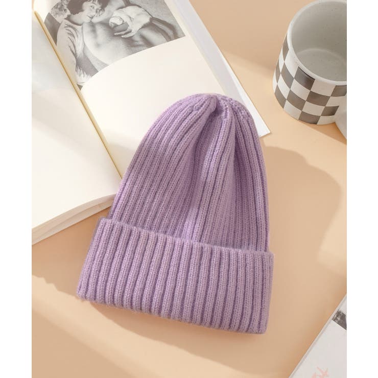 リブニット帽秋冬 シンプルニットビーニー | SUNSHINE CLOSET | 詳細画像25 