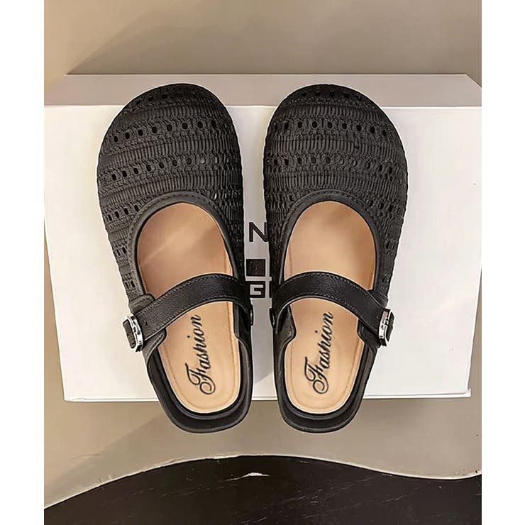 軽やかフラットサンダル楽ちん涼感 レディースシューズ 透かし編みサンダル | SUNSHINE CLOSET | 詳細画像17 