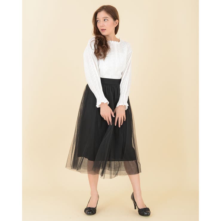 ウエストゴム ロングチュールスカート ロングスカート 品番 Agcw Angelcloset エンジェルクローゼット のレディースファッション通販 Shoplist ショップリスト