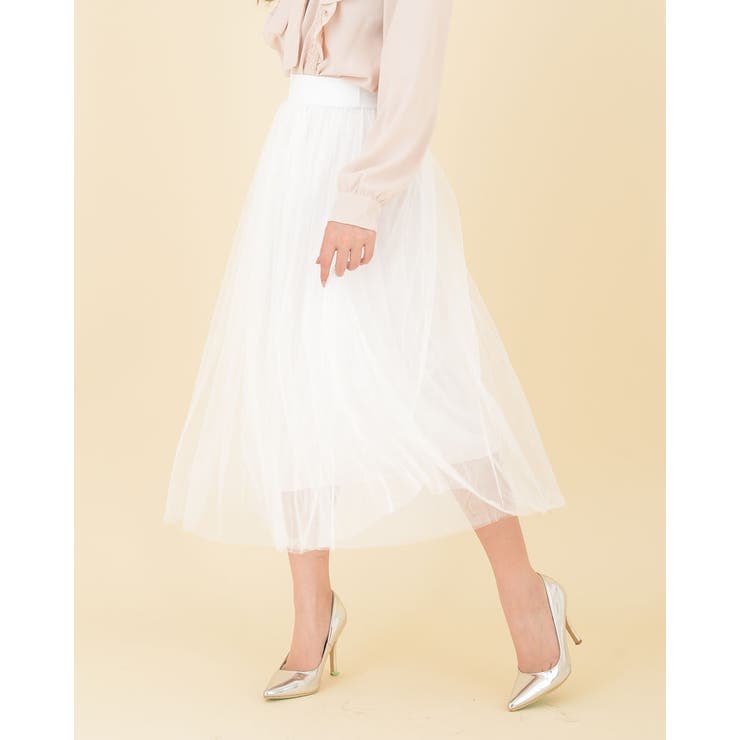 ウエストゴム ロングチュールスカート ロングスカート 品番 Agcw Angelcloset エンジェルクローゼット のレディースファッション通販 Shoplist ショップリスト