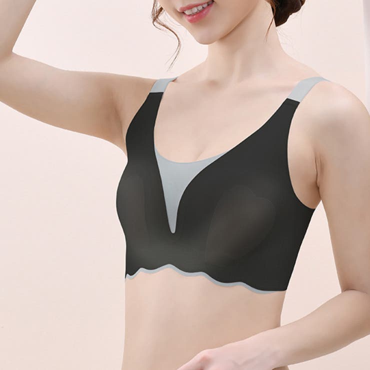 ワイヤレスブラ セクシー シームレスブラ[品番：AGCW0004227