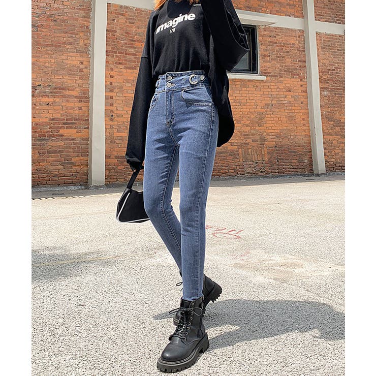 デニムパンツ ハイウエストタイトジーパン | SUNSHINE CLOSET | 詳細画像5 