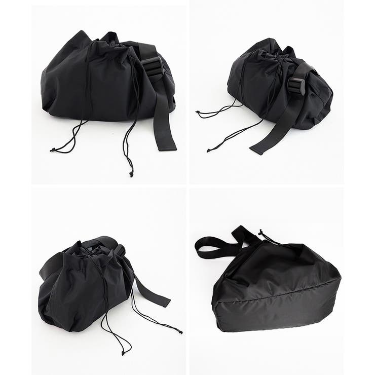 ショルダーバッグ 大容量 ナイロン鞄 黒 | SUNSHINE CLOSET | 詳細画像10 