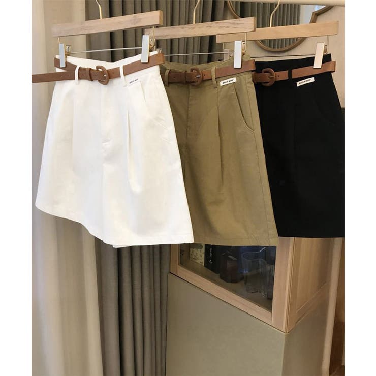 ベルト付きショートパンツ タック入り夏服 | SUNSHINE CLOSET | 詳細画像15 