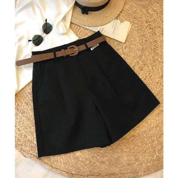 ベルト付きショートパンツ タック入り夏服 | SUNSHINE CLOSET | 詳細画像16 