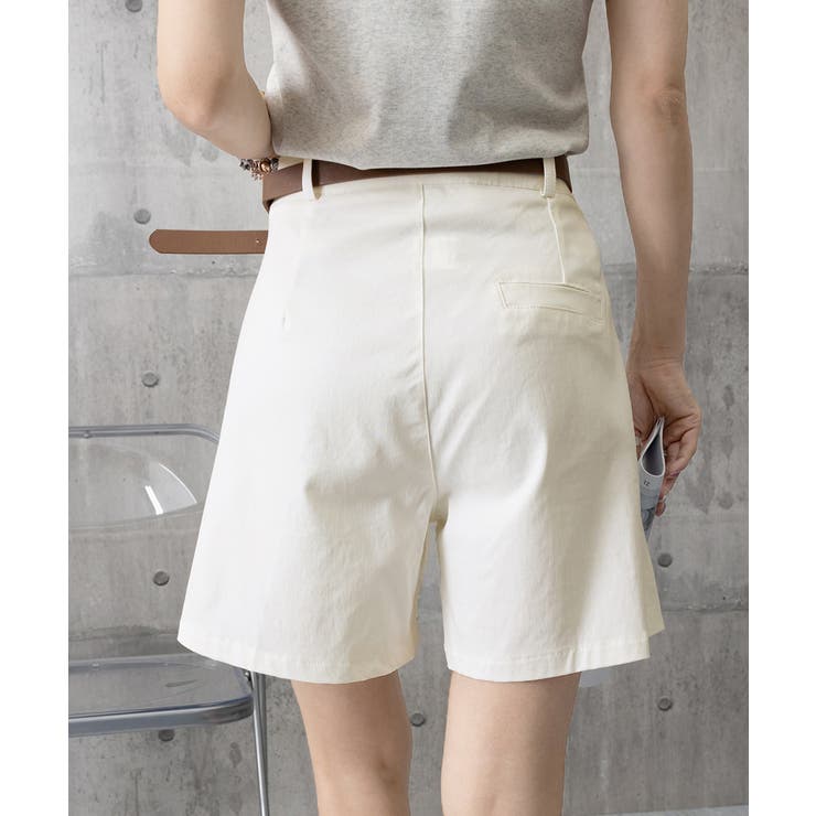 ベルト付きショートパンツ タック入り夏服 | SUNSHINE CLOSET | 詳細画像24 