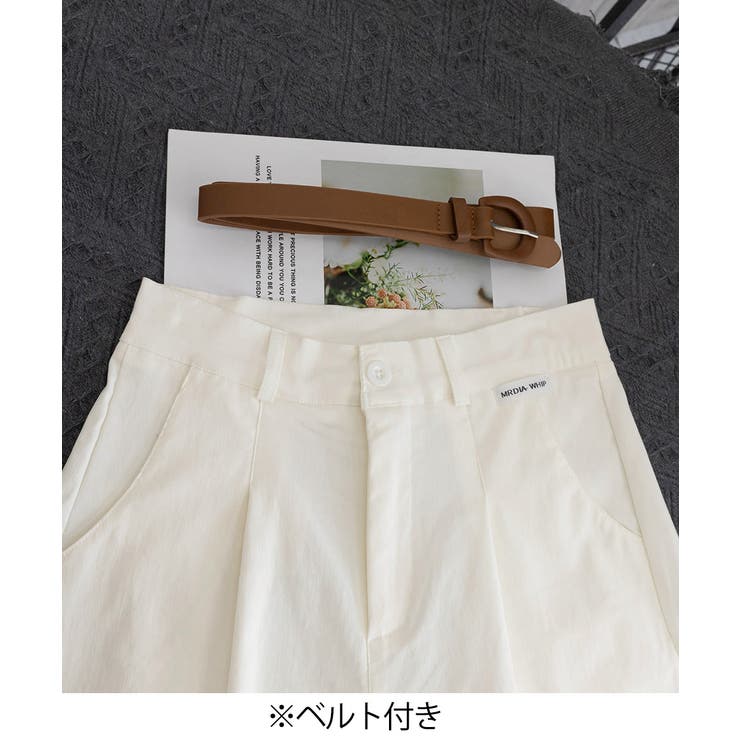 ベルト付きショートパンツ タック入り夏服 | SUNSHINE CLOSET | 詳細画像29 