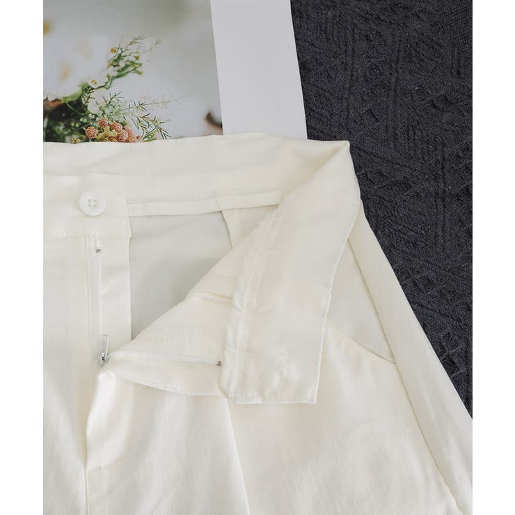 ベルト付きショートパンツ タック入り夏服 | SUNSHINE CLOSET | 詳細画像30 