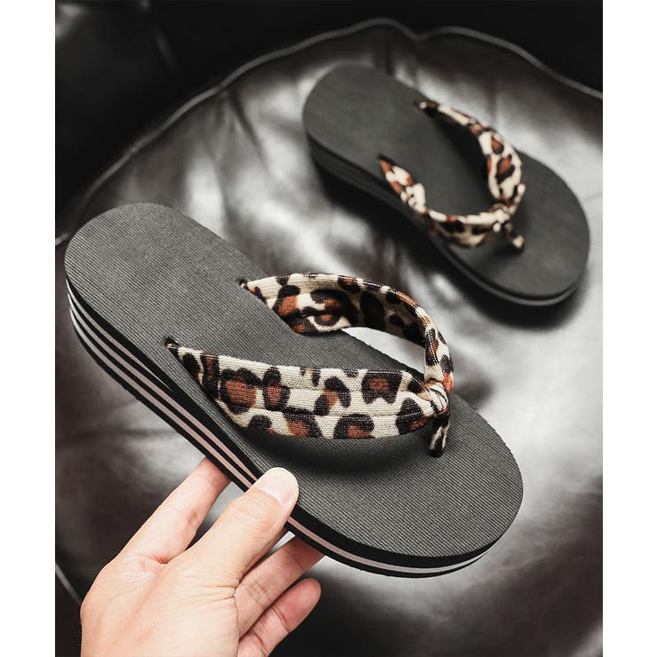 軽量 厚底トングサンダル レディース 夏 | SUNSHINE CLOSET | 詳細画像16 