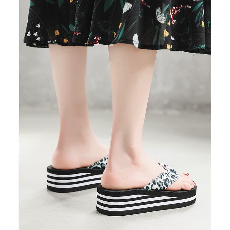 軽量 厚底トングサンダル レディース 夏 | SUNSHINE CLOSET | 詳細画像2 