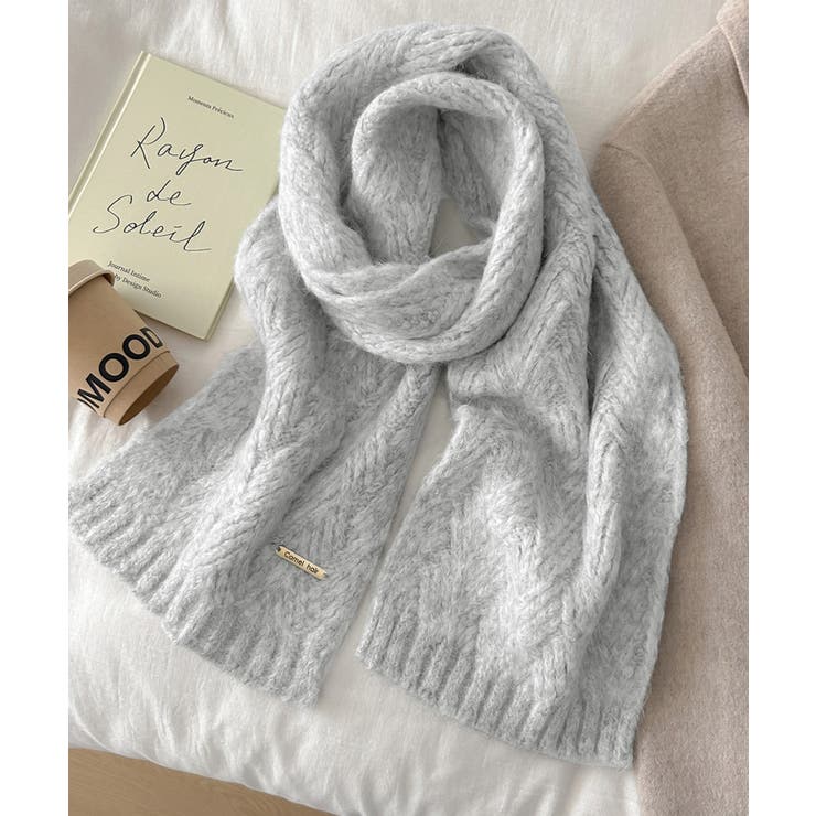 カシミアタッチニットマフラー 暖かい秋冬 | SUNSHINE CLOSET | 詳細画像19 