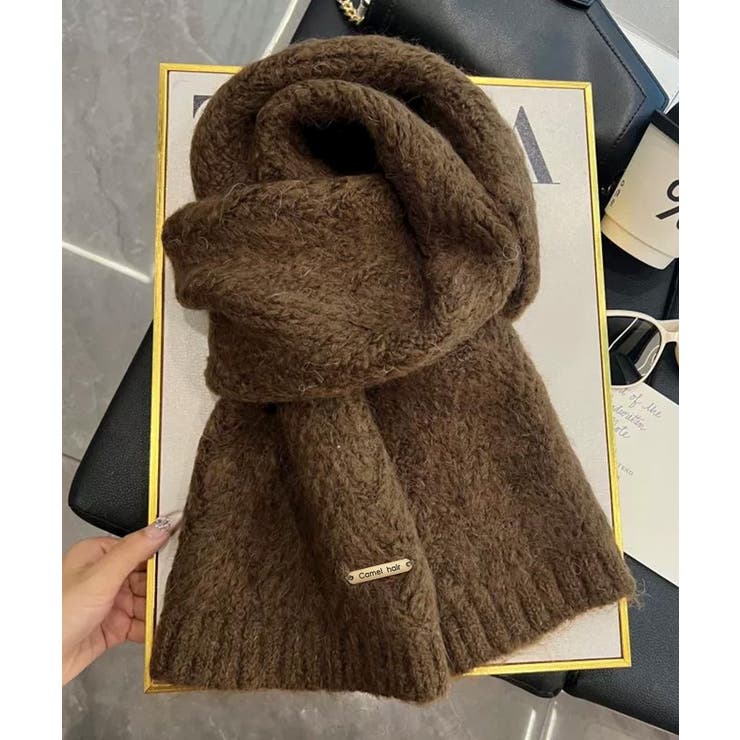 カシミアタッチニットマフラー 暖かい秋冬 | SUNSHINE CLOSET | 詳細画像23 