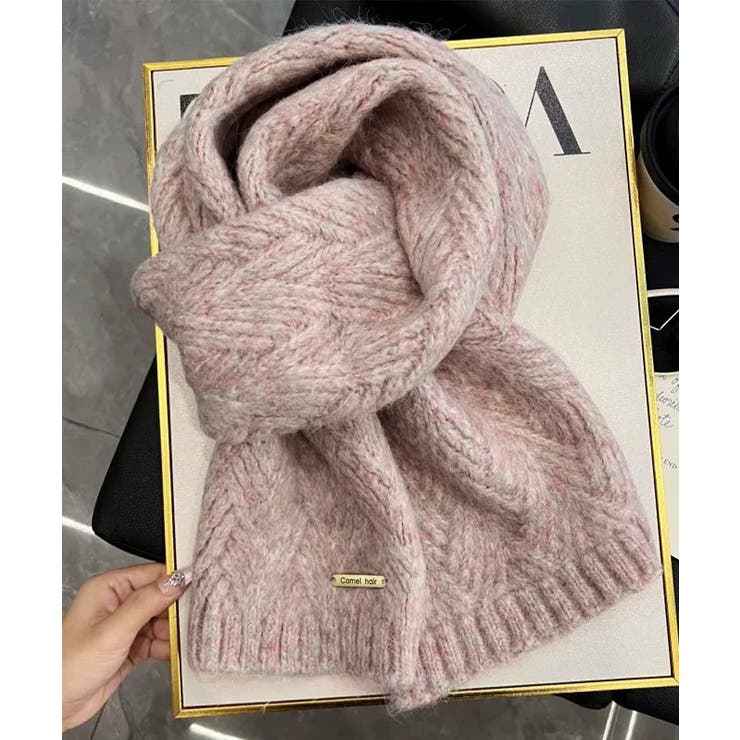 カシミアタッチニットマフラー 暖かい秋冬 | SUNSHINE CLOSET | 詳細画像25 