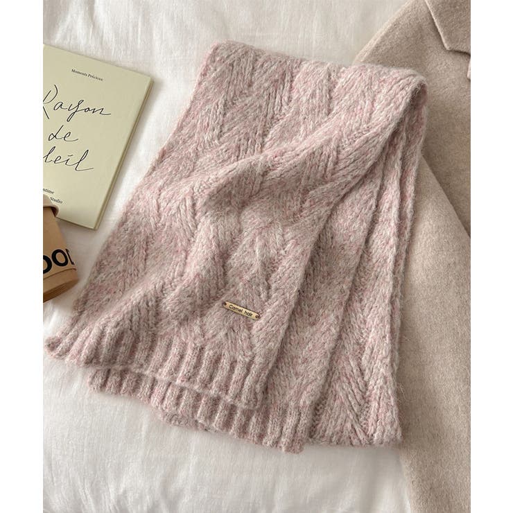 カシミアタッチニットマフラー 暖かい秋冬 | SUNSHINE CLOSET | 詳細画像27 