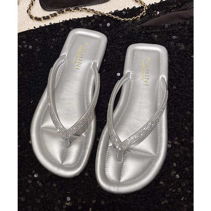 キラキラ トングサンダル レディース夏靴 | SUNSHINE CLOSET | 詳細画像10 