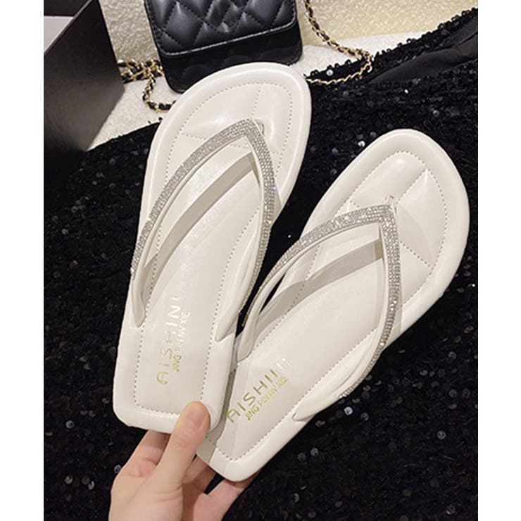 キラキラ トングサンダル レディース夏靴 | SUNSHINE CLOSET | 詳細画像15 