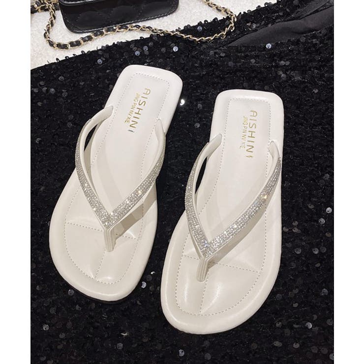 キラキラ トングサンダル レディース夏靴 | SUNSHINE CLOSET | 詳細画像16 