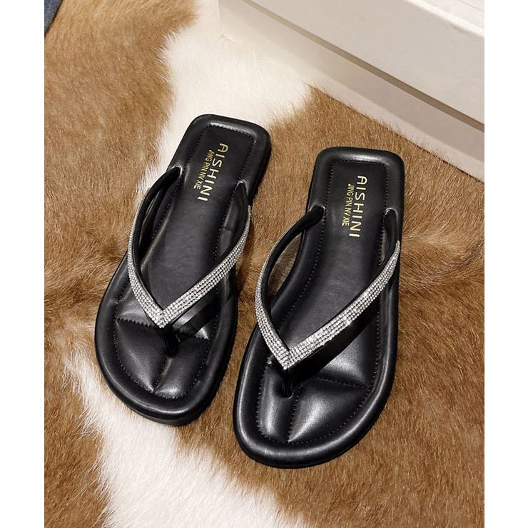 キラキラ トングサンダル レディース夏靴 | SUNSHINE CLOSET | 詳細画像4 