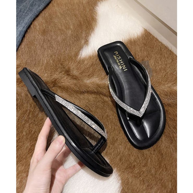 キラキラ トングサンダル レディース夏靴 | SUNSHINE CLOSET | 詳細画像5 