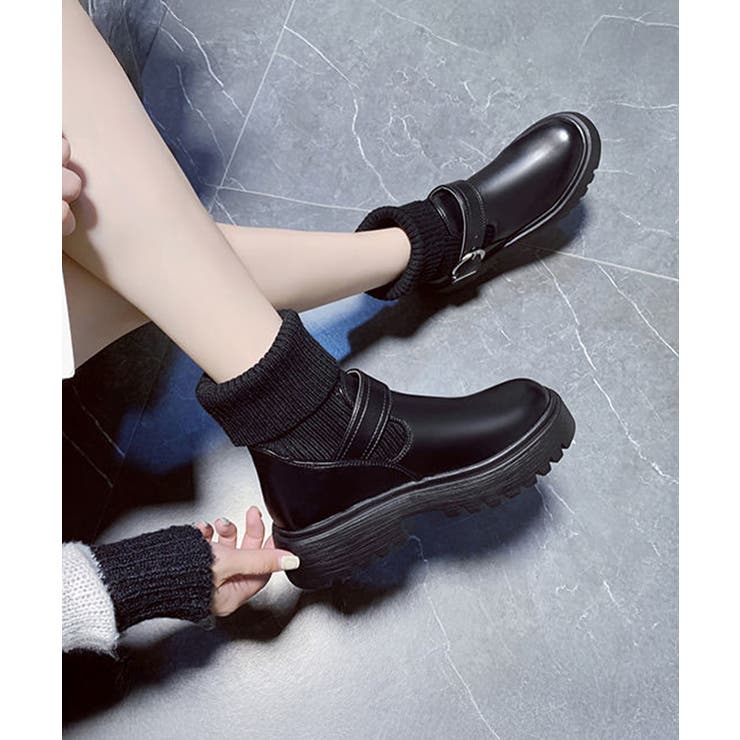 ニットブーツ レディース ソックスブーツ | SUNSHINE CLOSET | 詳細画像17 