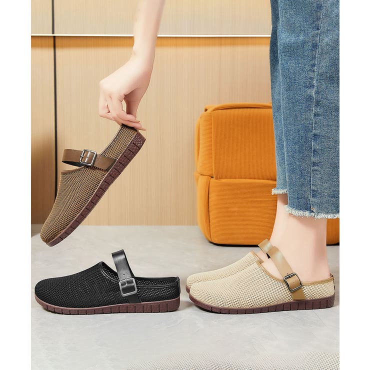 大人カジュアル 歩きやすいサンダル 蒸れにくいぺたんこサンダル履きやすい | SUNSHINE CLOSET | 詳細画像10 