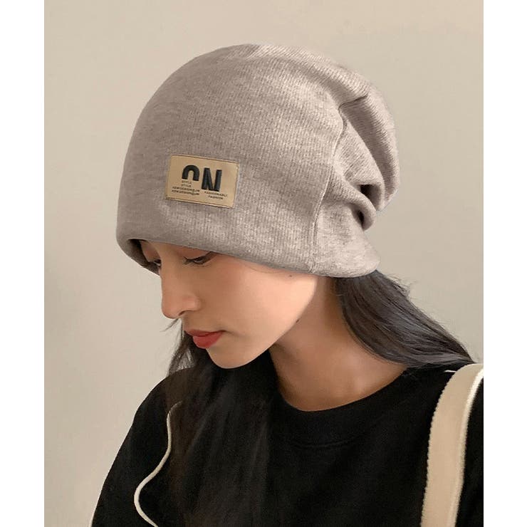 リブニット帽  ロゴビーニー暖かい韓国風 | SUNSHINE CLOSET | 詳細画像12 
