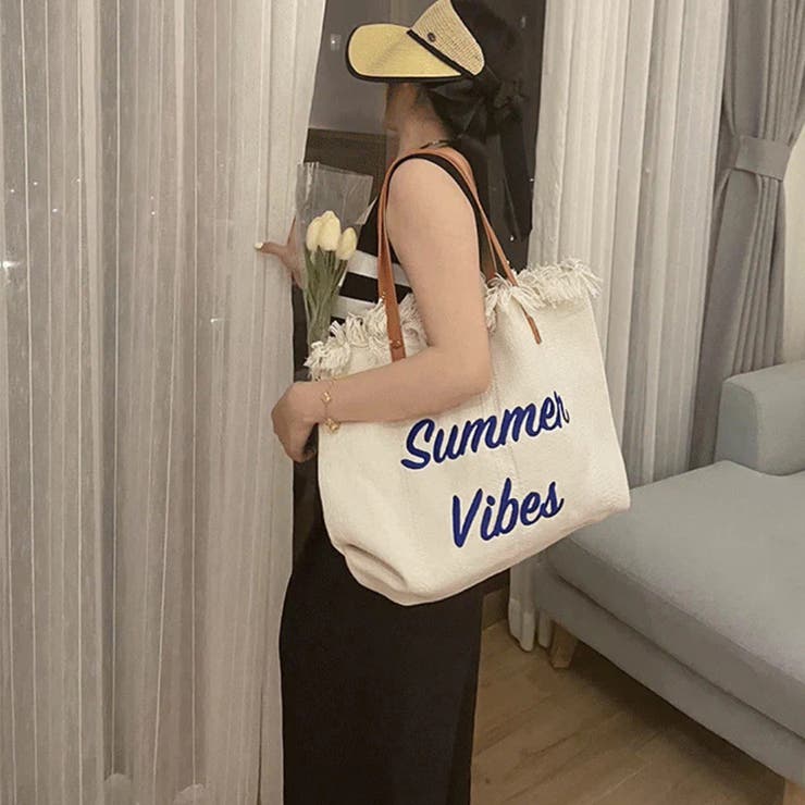 フリンジ キャンバストートバッグ 大容量 | SUNSHINE CLOSET | 詳細画像10 