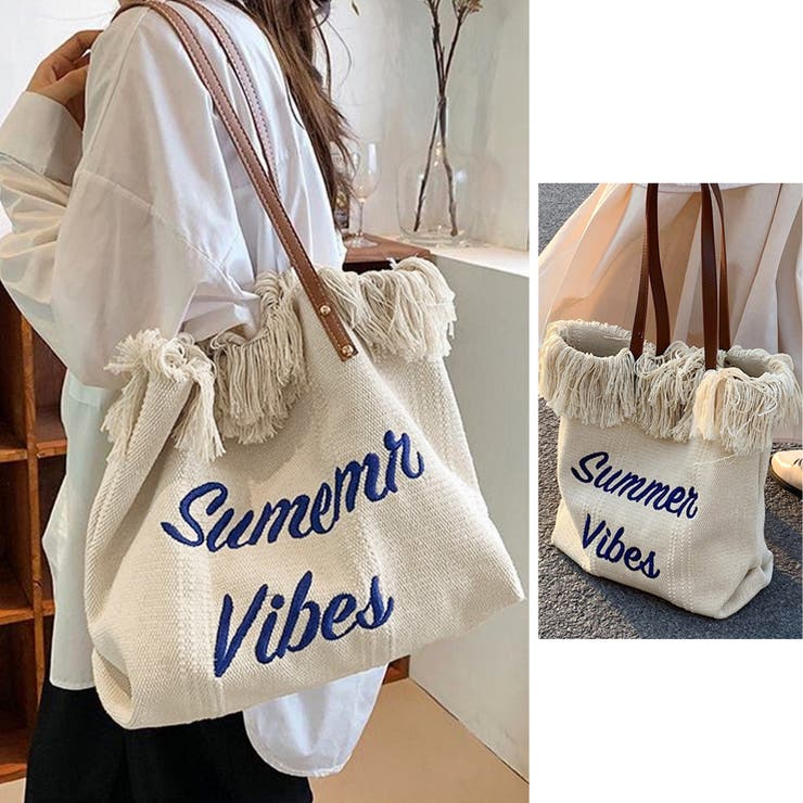 フリンジ キャンバストートバッグ 大容量 | SUNSHINE CLOSET | 詳細画像12 