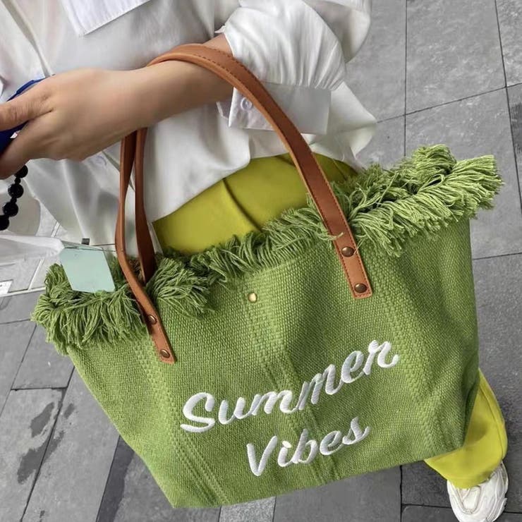 フリンジ キャンバストートバッグ 大容量 | SUNSHINE CLOSET | 詳細画像13 