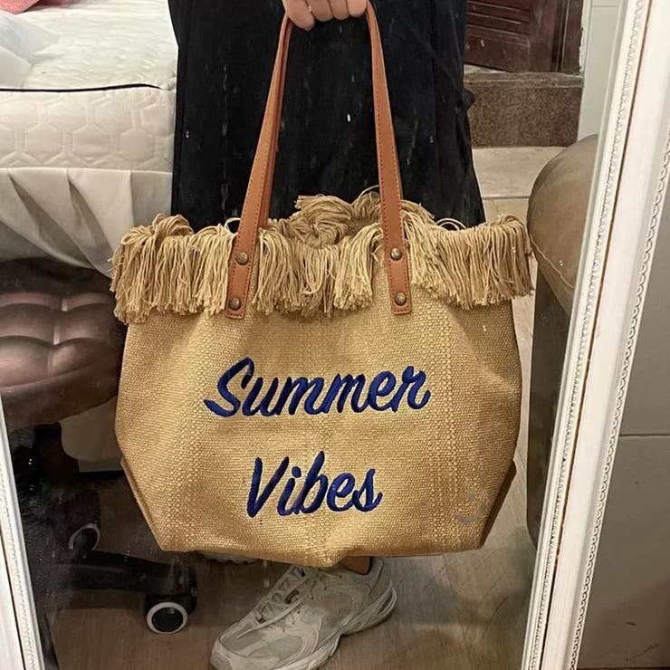 フリンジ キャンバストートバッグ 大容量 | SUNSHINE CLOSET | 詳細画像5 