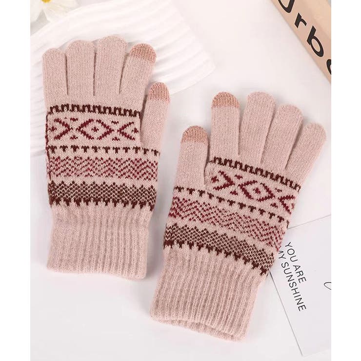 スマホ対応ジャガード手袋 ノルディック柄 | SUNSHINE CLOSET | 詳細画像11 